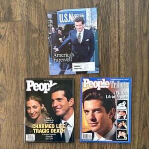 1999 People & Newsweek magazine JFK, Jr. and Carolyn Bessette Kennedy tribute
